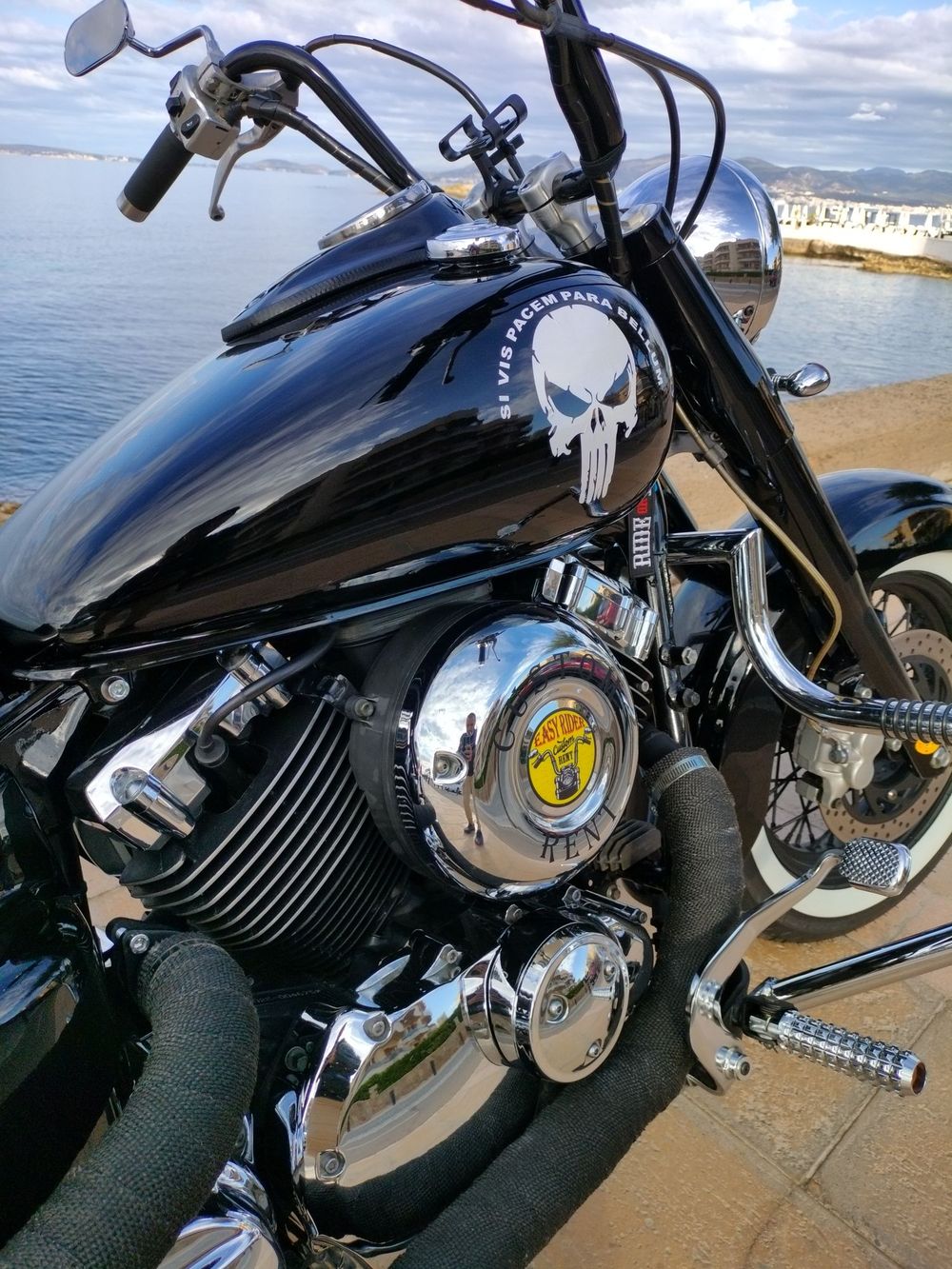 6 MOTO CUSTOM RENT MIETE ALQUILER MALLORCA PALMA EASY RIDER MOTORCYCLES