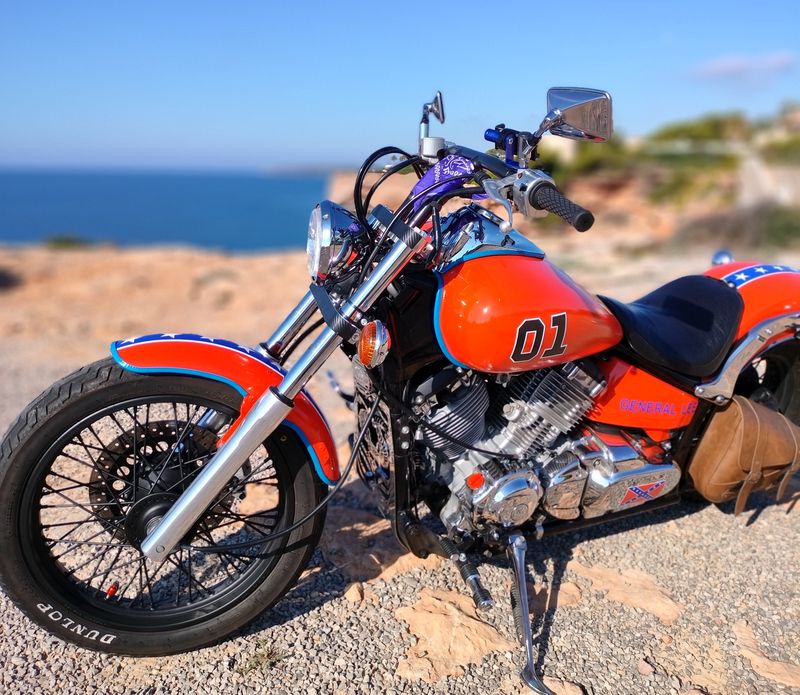 12 GENERAL LEE EASY RIDER MALLORCA PALMA RENT RENTAL MIETE ALQUILER NOLEGGIO LOCATION MOTO MOTORCYCLE CUSTOM SCOOTER