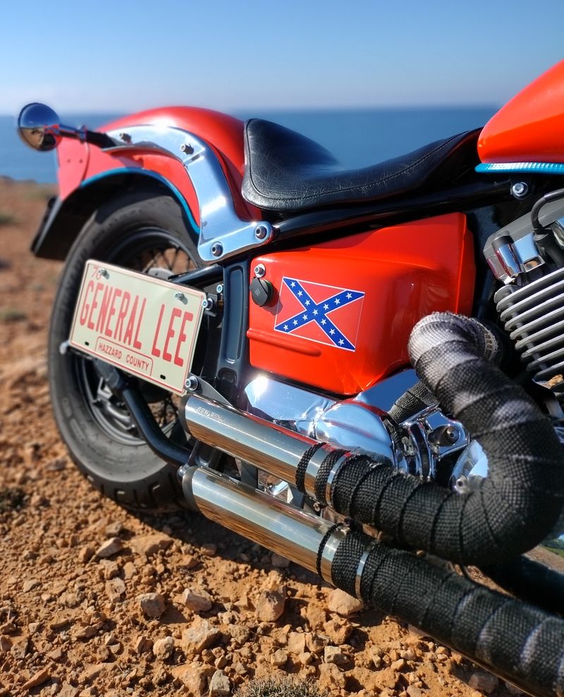 18 GENERAL LEE EASY RIDER MALLORCA PALMA RENT RENTAL MIETE ALQUILER NOLEGGIO LOCATION MOTO MOTORCYCLE CUSTOM SCOOTER