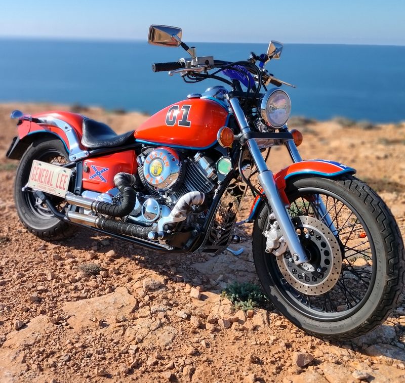 14 GENERAL LEE EASY RIDER MALLORCA PALMA RENT RENTAL MIETE ALQUILER NOLEGGIO LOCATION MOTO MOTORCYCLE CUSTOM SCOOTER